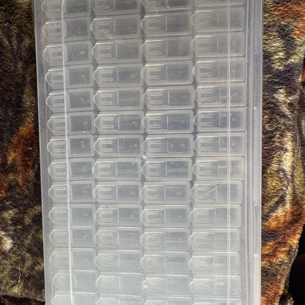 Clear diamond art Storage Case